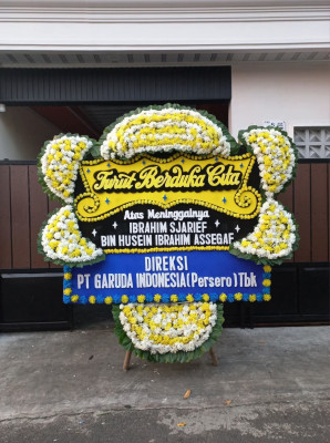 Papan Bunga Duka di Banjarsari