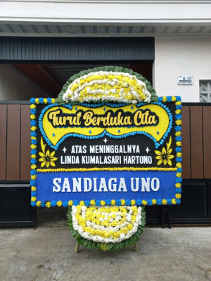 Papan Bunga Duka di Banjarsari